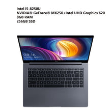 Load image into Gallery viewer, Xiaomi Mi Laptop Pro 15.6 inch Notebook i5/i7 8GB/16GB MX250 English Win10 Dual Dedicated Graphics Card Fingerprint Front Camera