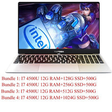 Load image into Gallery viewer, 15.6"  Laptop Russian Win10/ laser keyboard Intel i7-4500U/6500U I5 8250U 8G/16G RAM DDR4 1024G SSD metal shell Backlit keyboard