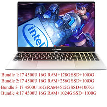 Load image into Gallery viewer, 15.6"  Laptop Russian Win10/ laser keyboard Intel i7-4500U/6500U I5 8250U 8G/16G RAM DDR4 1024G SSD metal shell Backlit keyboard